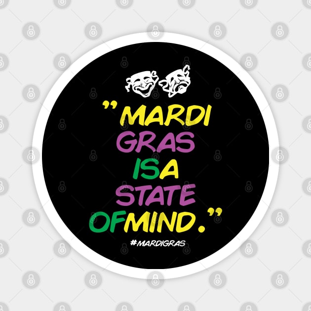 Funny Mardi Gras Magnet by Sayang Anak